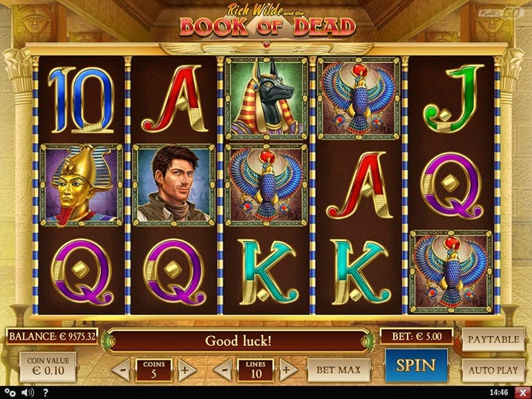 Book of Dead at KittyCat Casino